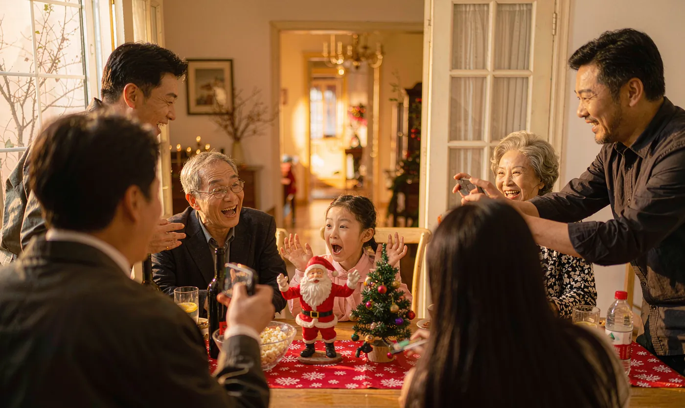 The Family Party — 3D Dancing Twerking Santa Claus in use