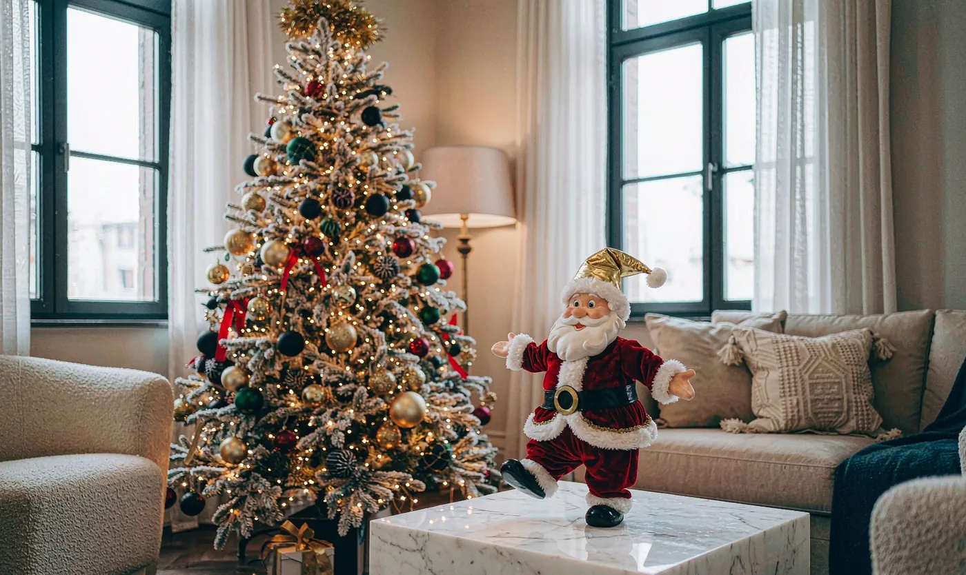 The Living Room — 3D Dancing Twerking Santa Claus in use